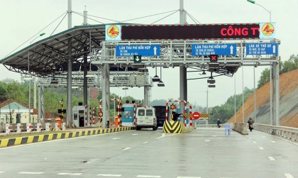 Thái Nguyên: Mức thu phí tại trạm thu phí Thái Nguyên - Chợ Mới